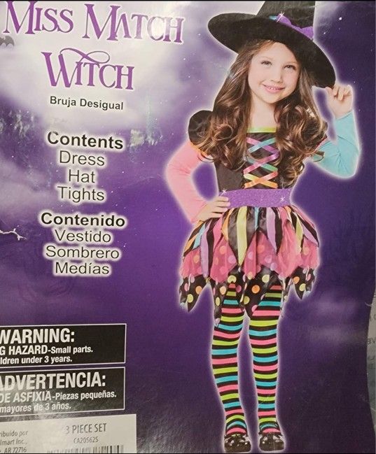 Kids Witch Halloween Custome