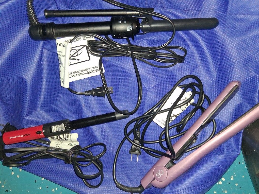 Olla Bella Professional Straightener, Tool Science Curling Iron, Fromm Heating ,blow Dryer ,Remington Straightener