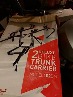 Deluxe 2-Bike Trunk Carrier Model 102DN