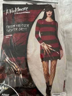 Women's Freddy Krueger Dress Costume