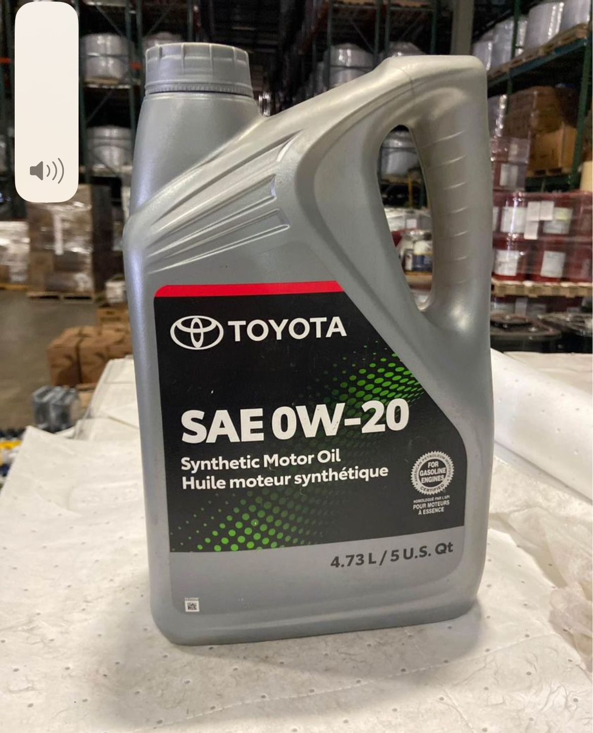 Toyota 0W20 Synethetic Motor Oil 5 Quart for Sale in Berkeley, IL - OfferUp