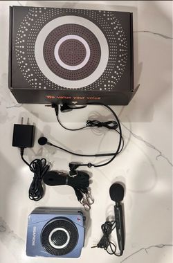 LIKE NEW - Gigaphone Portable Voice Amplifier with Microphones