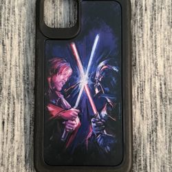 Star Wars Obi-Wan vs Darth Vader D-Tech iPhone 14 Plus Case 