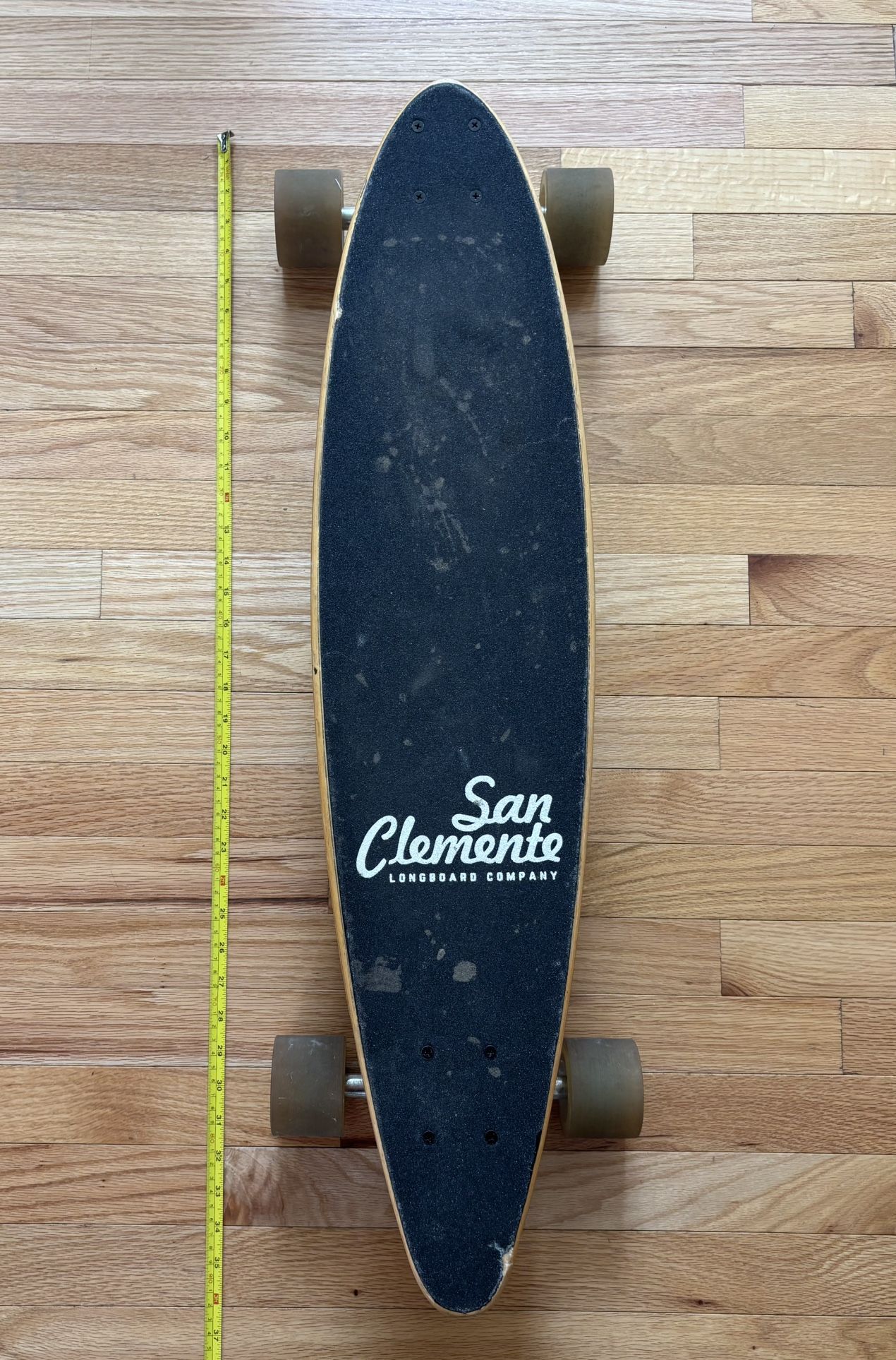 San Clemente Longboard Company Jelly Fish Design Skateboard Dualite Wheels