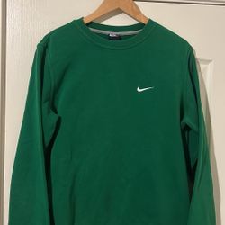 Green Nike Crewneck Size Medium 
