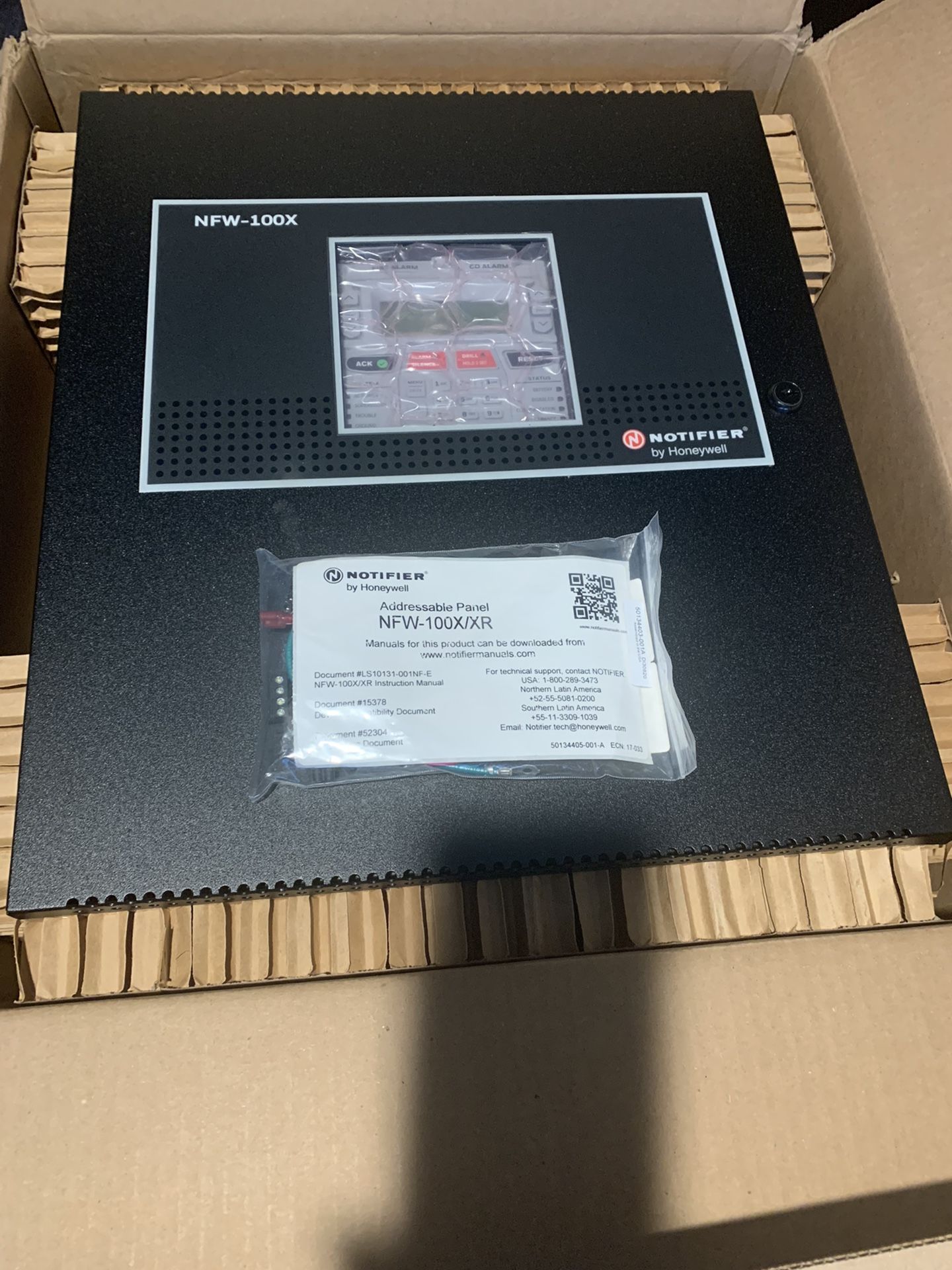 Notifier NFW100X Fire Alarm Control (New W/ 56 OFF