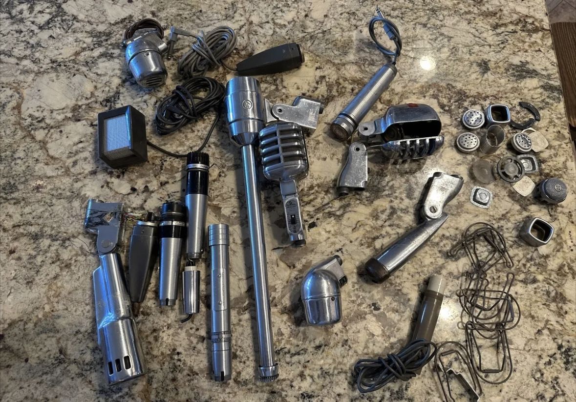Vintage Microphone Lot  “Sold As Is”