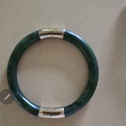 Real Jade Bangle Bracelet 