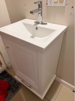 Vanity Ceramic Sink Cabinet for bathroom