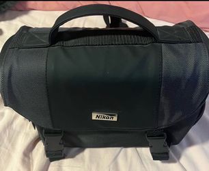 Nikon DSLR Camera with Lens and Carrying Bag