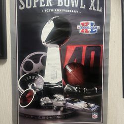 Super Bowl 40 poster from Detroit