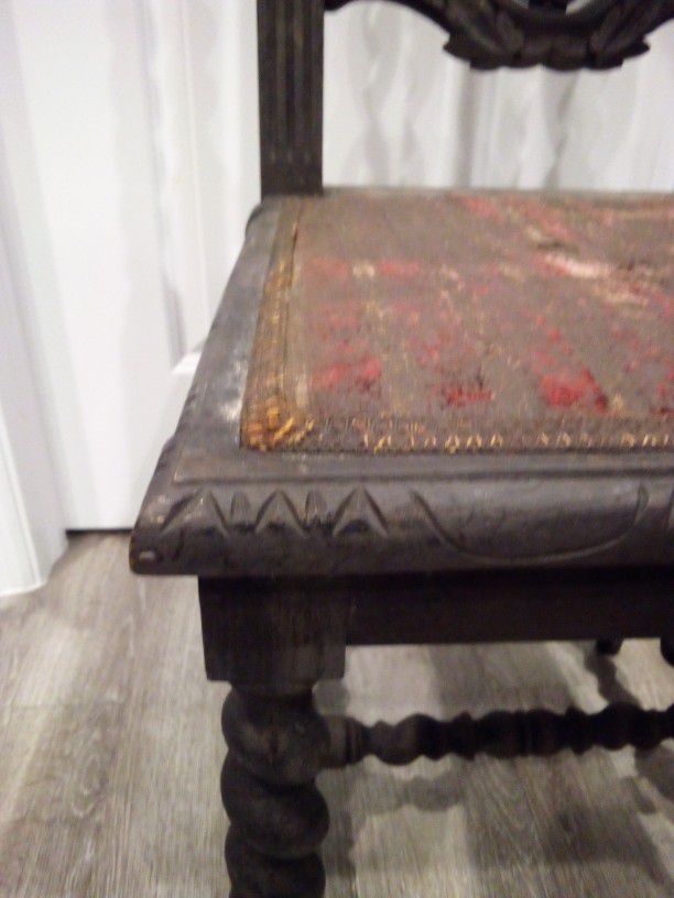 Antique Renaissance Era Dining Chair