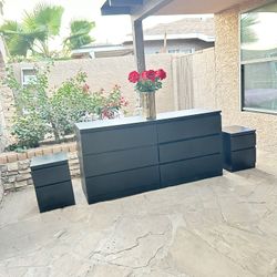 IKEA Dresser + Nightstands 
