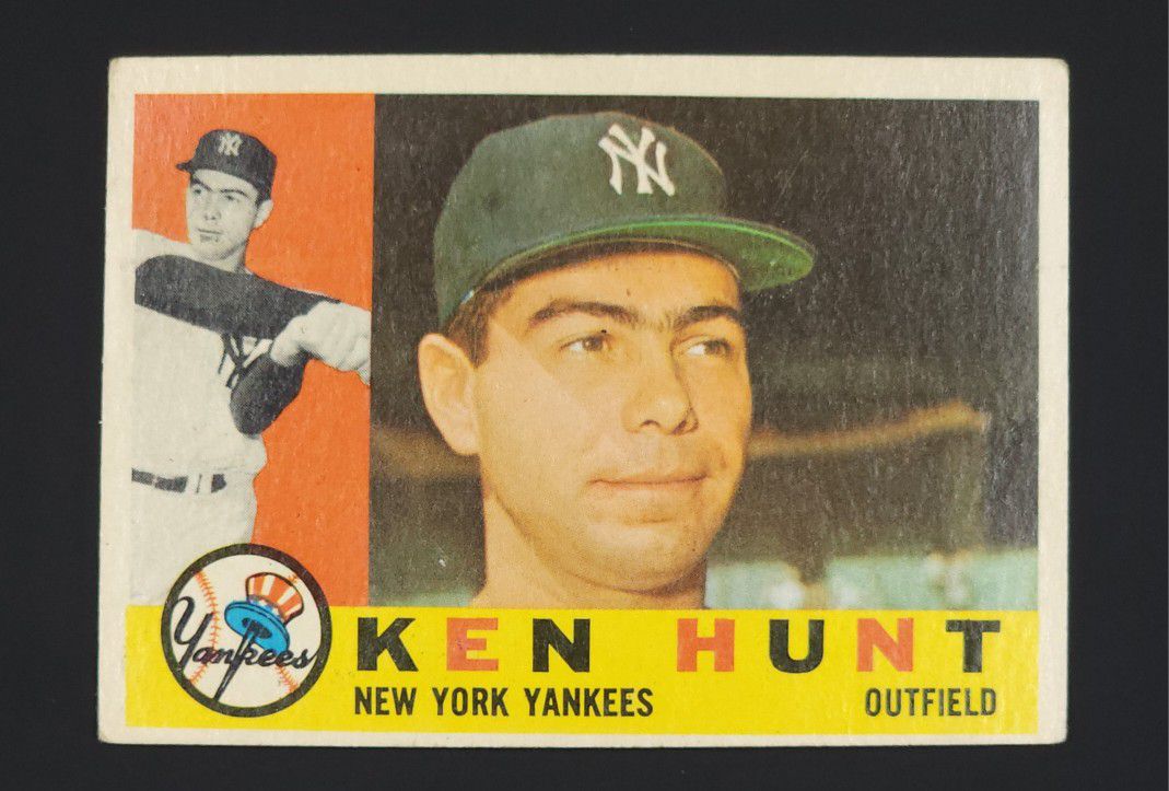1960 Topps #522 Ken Hunt New York Yankees Baseball Card