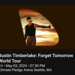 Justin Timberlake 4 (or 2) Tickets Friday night
