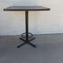 Vintage Cantina Bar Bottle Cap Tall Table - $75