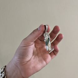 Silver San Judas Pendant 
