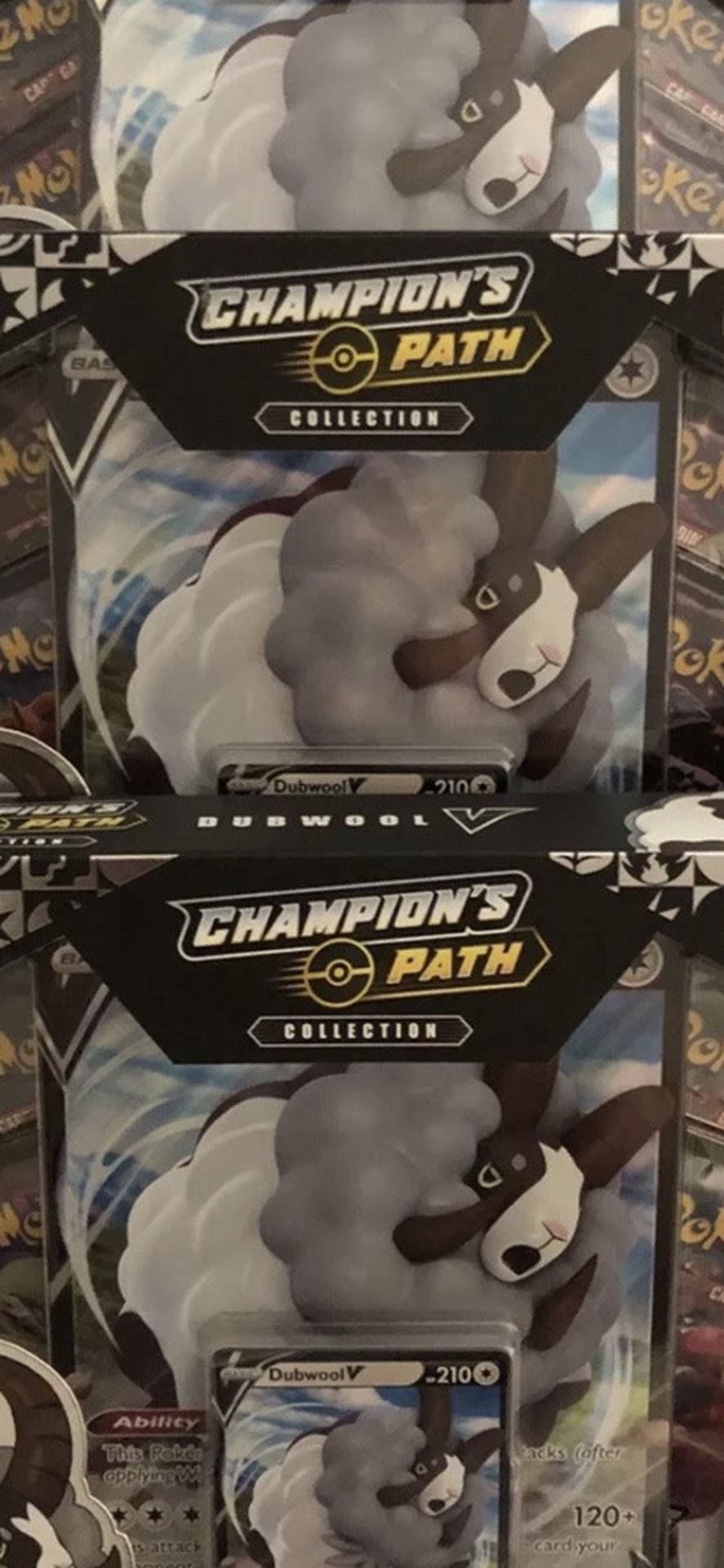 Pokémon TCG Champions Path Dubwool V Collection Box Set Factory Sealed
