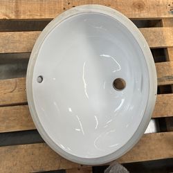 White Ceramic Sink 16x13