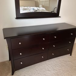 Solid hard wood bedroom set