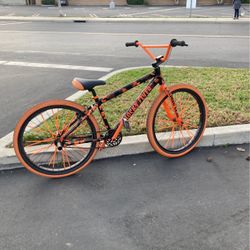 Blocks Flyer Orange and Black