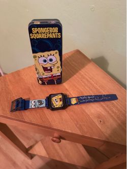 Spongebob Squarepants Watch with Tin Case