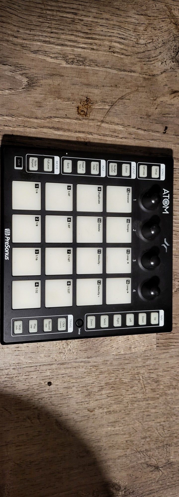 PreSonus ATOM USB 2.0 Pad Controller 2018 - 2019 - Black