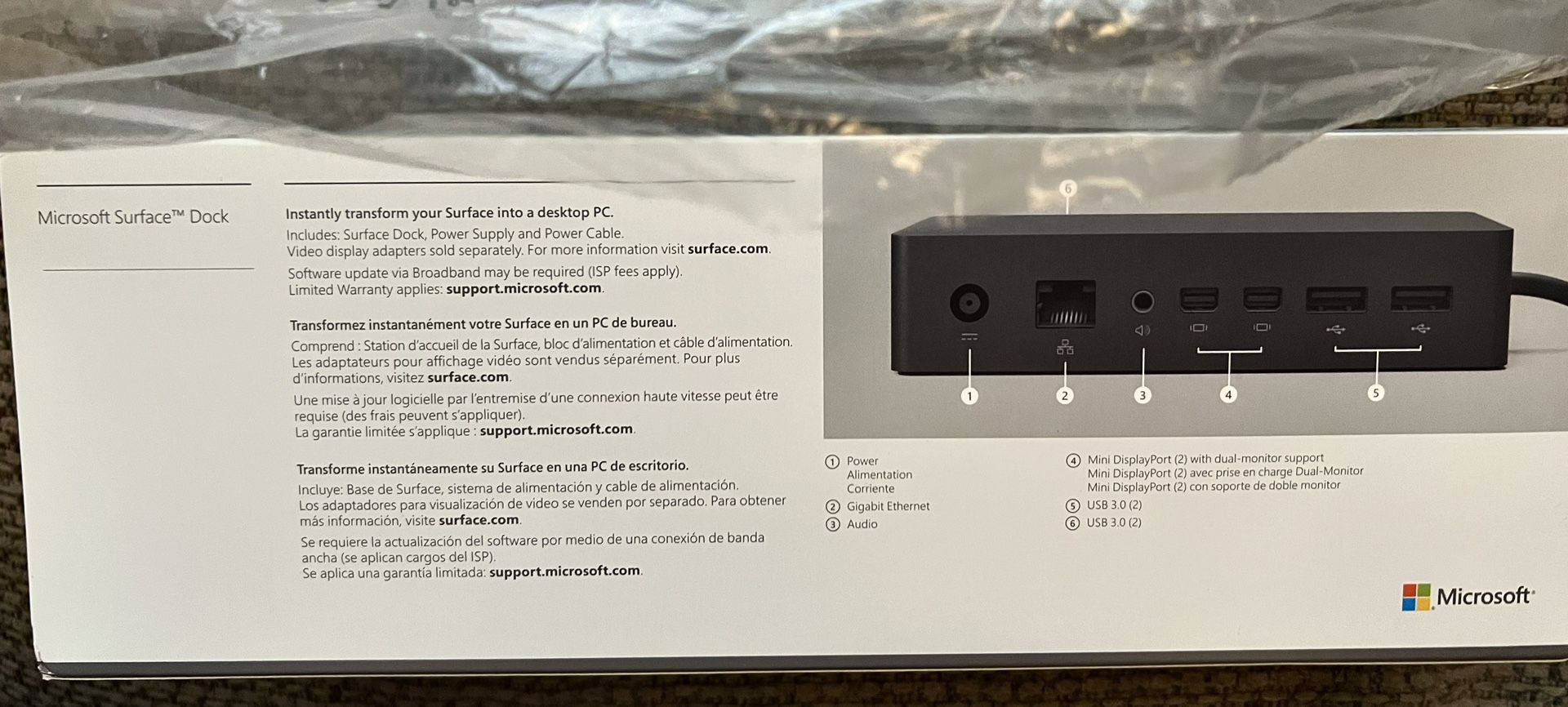 MICROSOFT SURFACE DOCKING STATION NEW