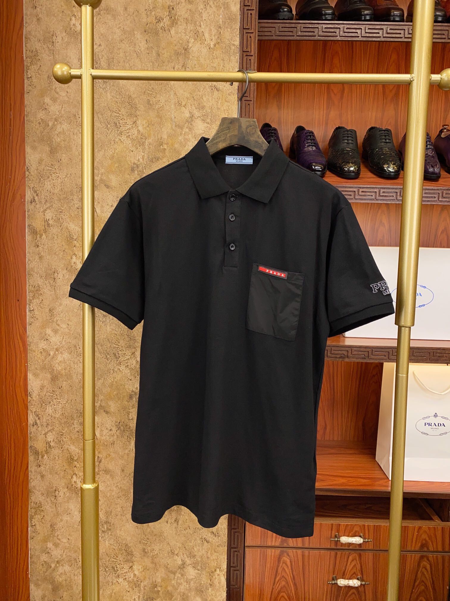 Prada Men’s Polo Shirt 2025 New