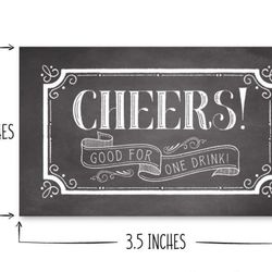 50 Rustic Drink Coupons $10 