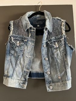 MissMe Denim Jacket Size L
