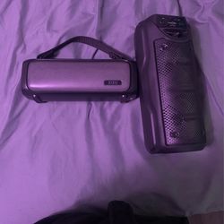 Two Bluetooth Speakers