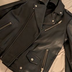 Joe's motorcycle leather jacket size M
