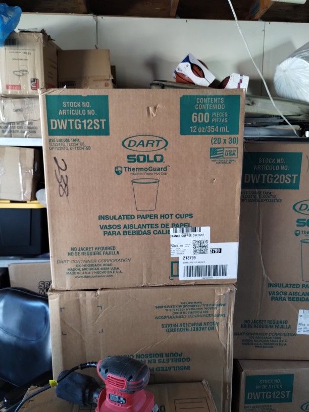 Cups 600 For $20 12oz Or $25 For 600 16oz &20oz