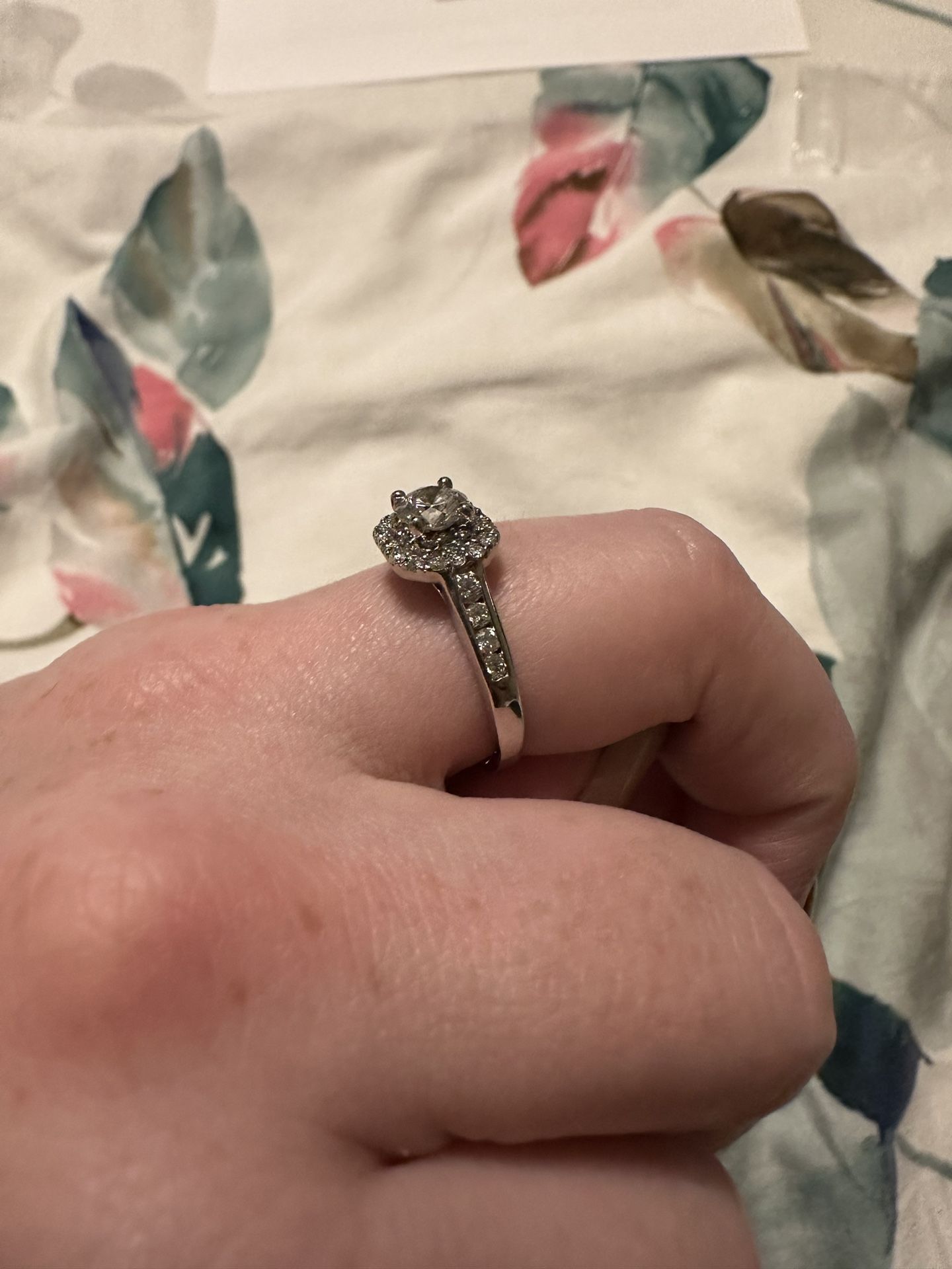 Engagement Ring With Wedding Bands