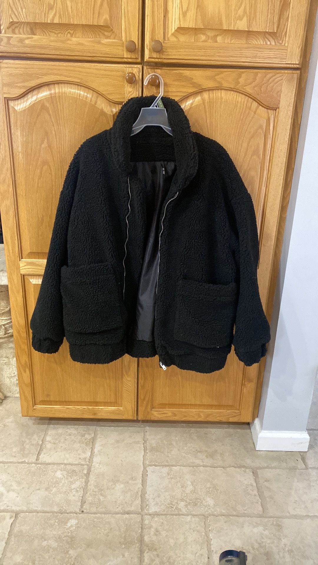 Black Sherpa Jacket 