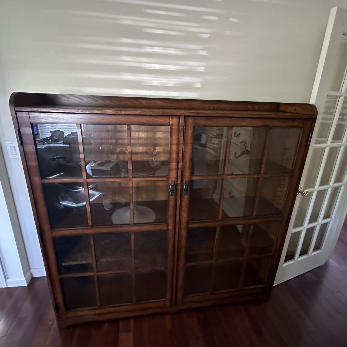 Sedona Hammary Mission Style Bookcase Hutch Display Case