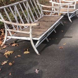Rattan Chair & Couch.     FREE