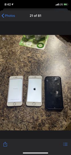 2 iPhone 6 16gb and 1 iPhone 6s 64 GB