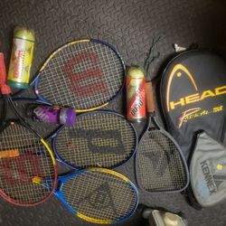Tennis Raquets And Balls