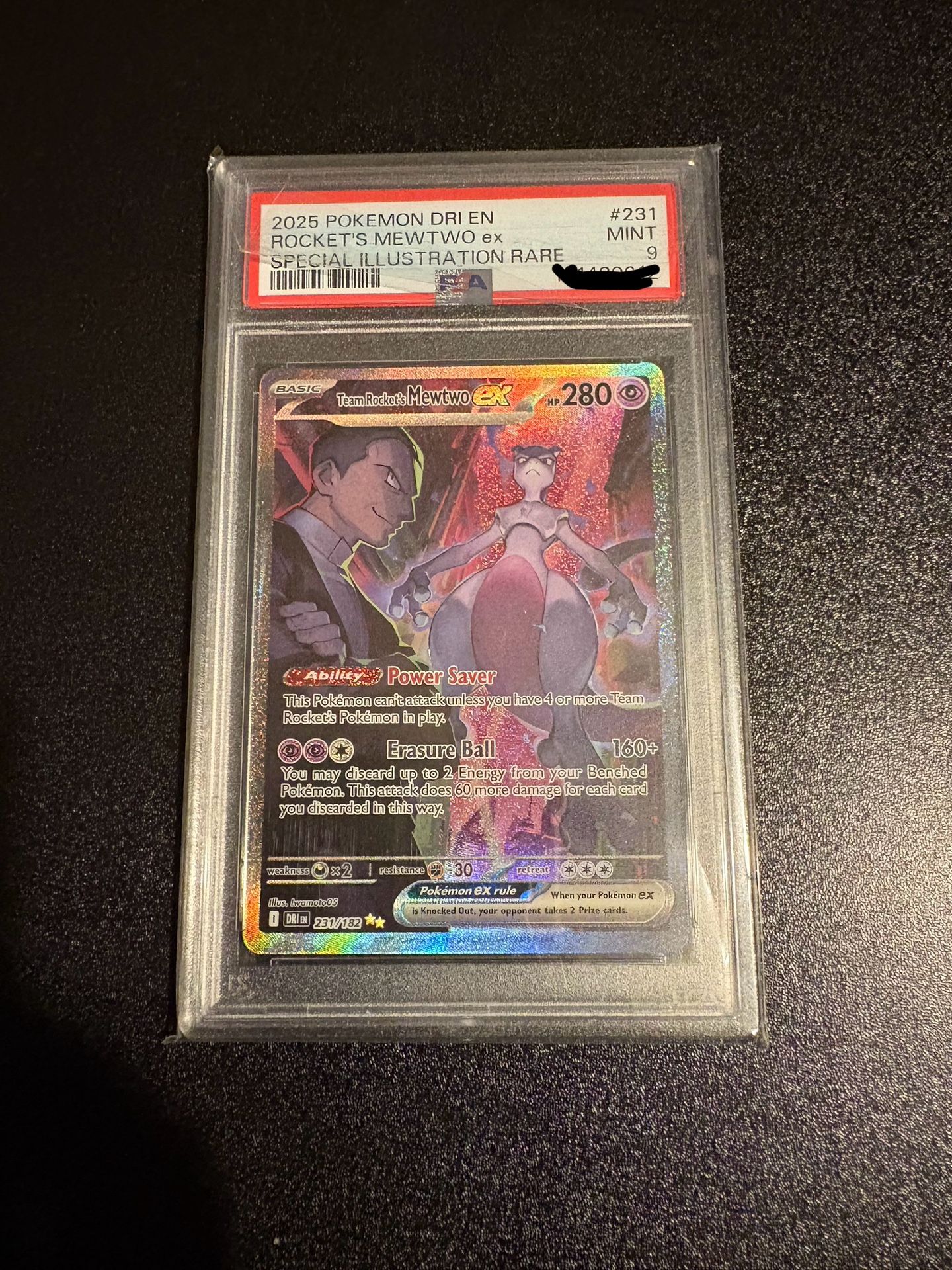 Mewtwo SIR Psa9
