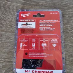 Milwaukee chainsaw chain, 14" chain, M18 chainsaw chain
