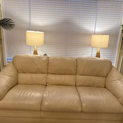 Leather Sofa 