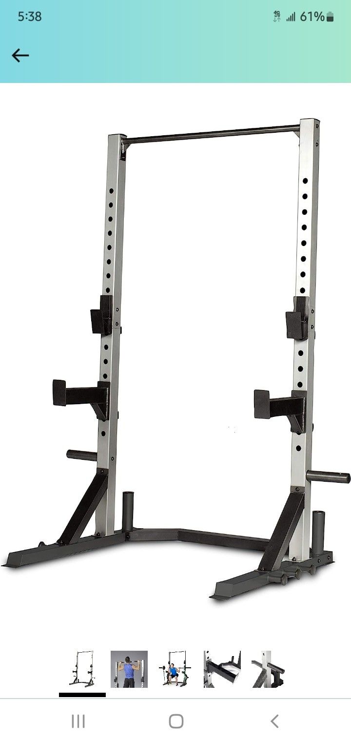 CAP Barbell FM 8000F Deluxe Power Rack Color SeriesGray And