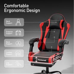 Gaming Chair black and red ♥️ 🖤