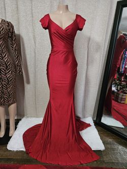 Fashion Maxi Evening Dress New Size S Strech Material.
