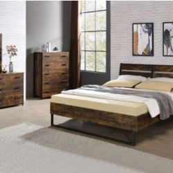 E KING BED FRAME + E KING MATTRES MEMORY FOAM GRAN OFERTA NEW ☎️1714586,2564