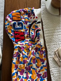 LA exclusive Bape camo double hoodie