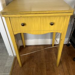 End Table - Side Table - Nightstand - 22" x 17.5" deep x 30.5" high In San Francisco. Fake Drawer