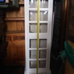 Curio Shabby Style Cabinet 